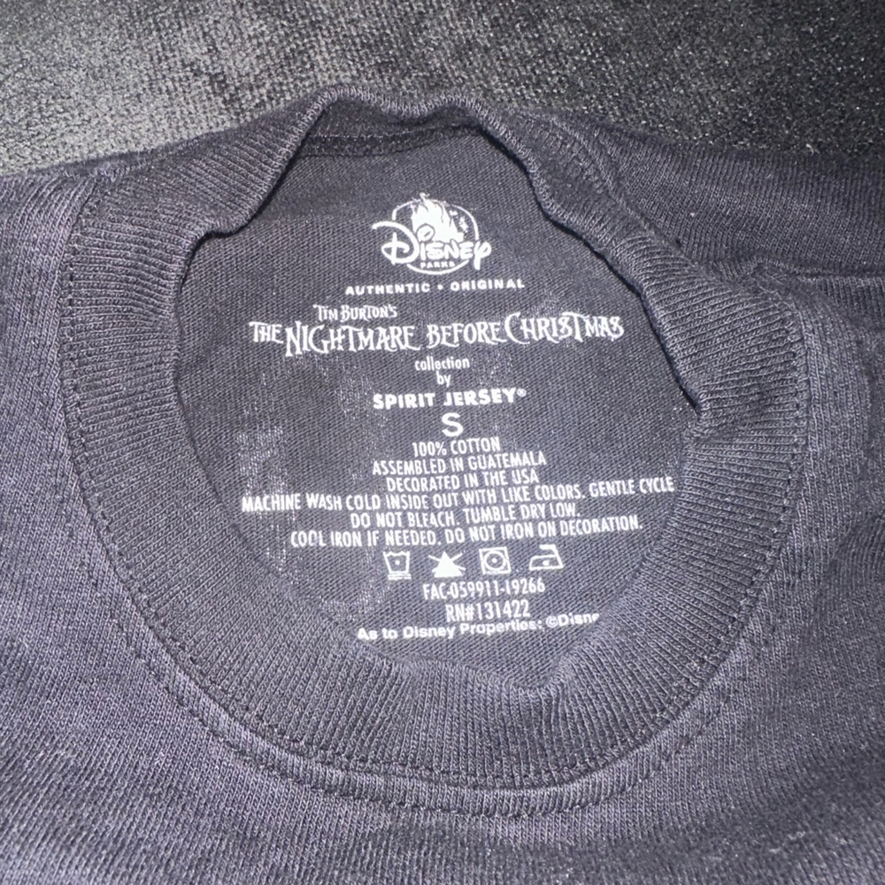 Disney Villain Spirit Jersey Oogie Boogie Bash Halloween 2019 Size Small RARE - Picture 3 of 5